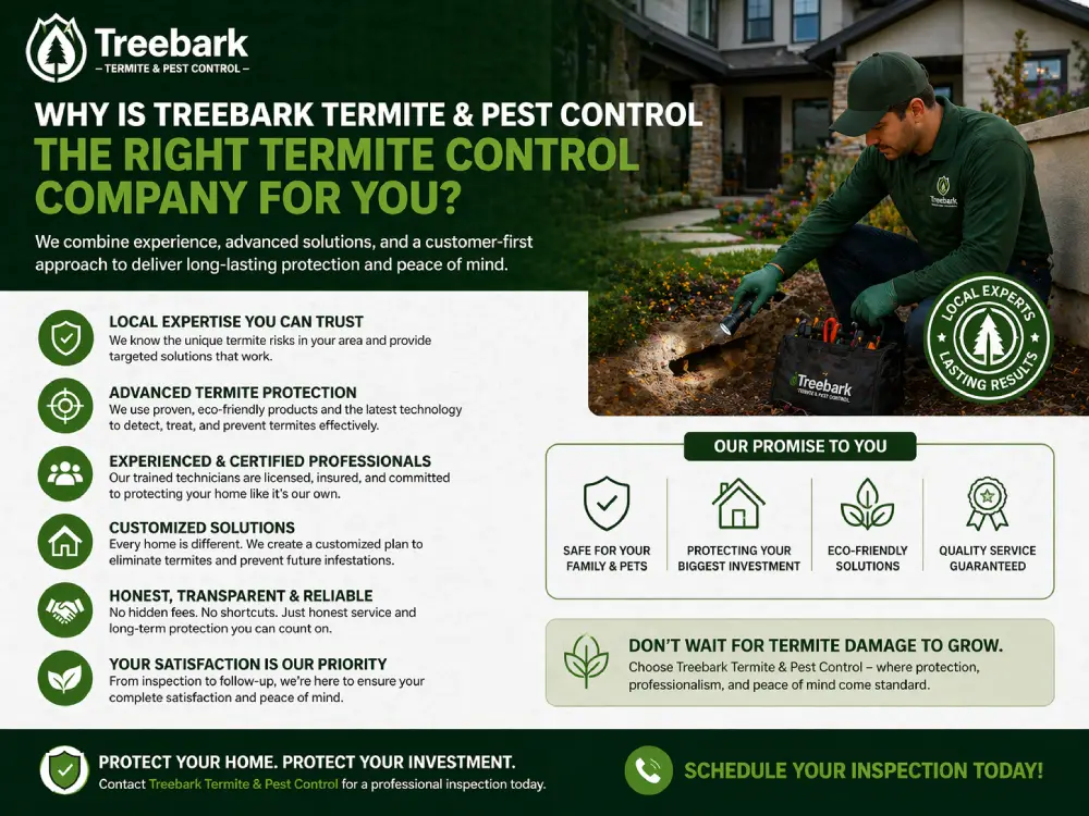 Why is Treebark Termite and Pest Control The Right Termite Control Company For You
