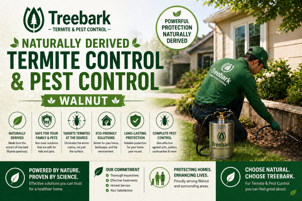 naturally derived termite control and pest control walnut
