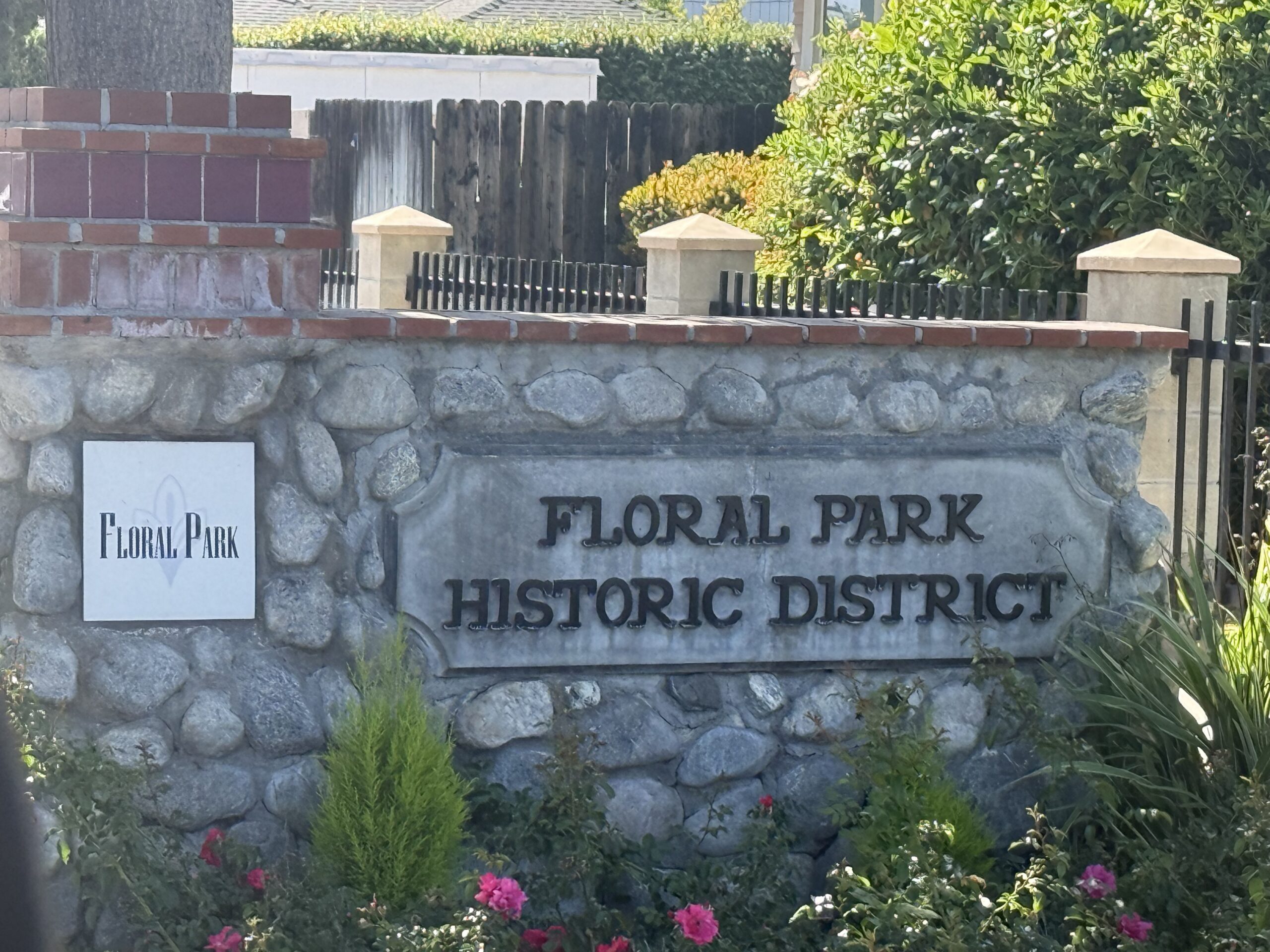 Floral Park Santa Ana Entrance