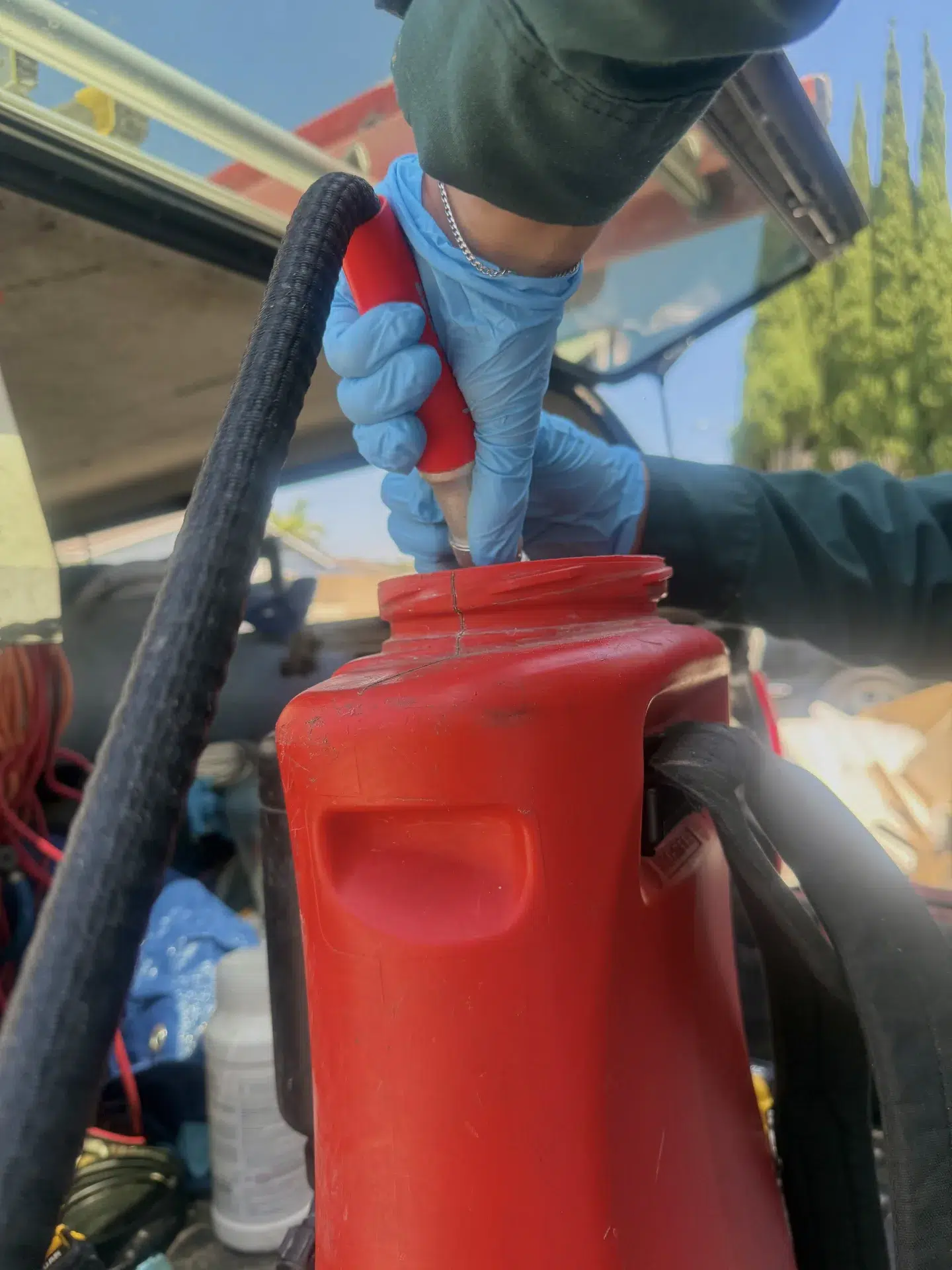 Treebark treatment work in Arcadia California
