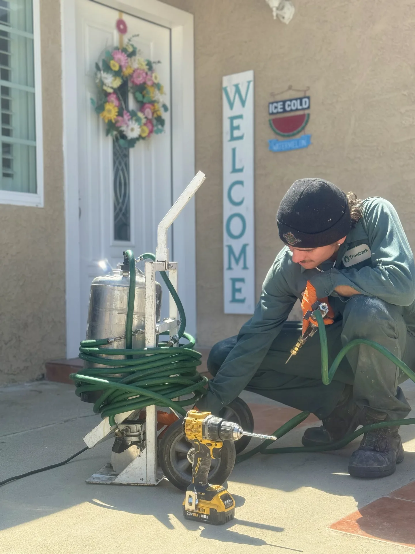 San Marino Treebark technician pest inspection visit