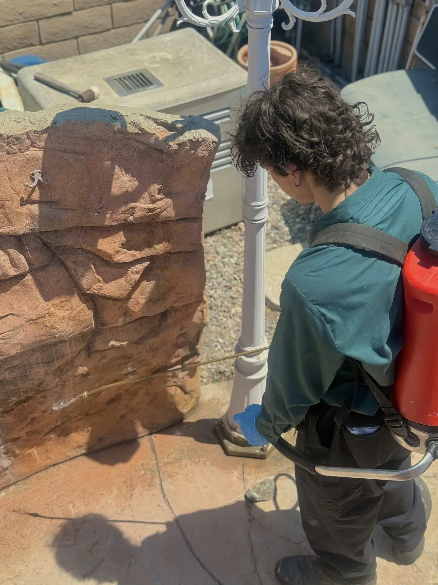 Treebark Kenzie technician servicing an Arcadia California property