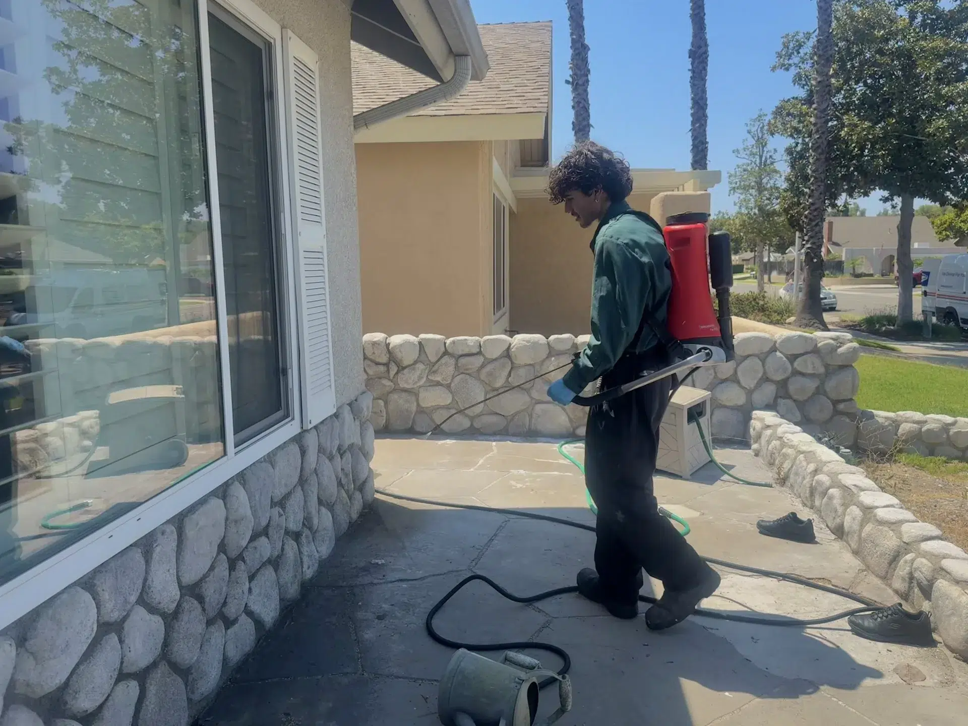 Hermosa Beach Treebark tech work